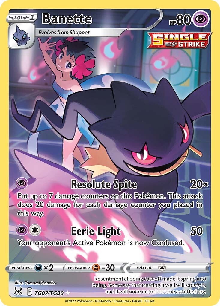 Banette (TG07/TG30) [Sword & Shield: Lost Origin] - Dark Crystal Cards