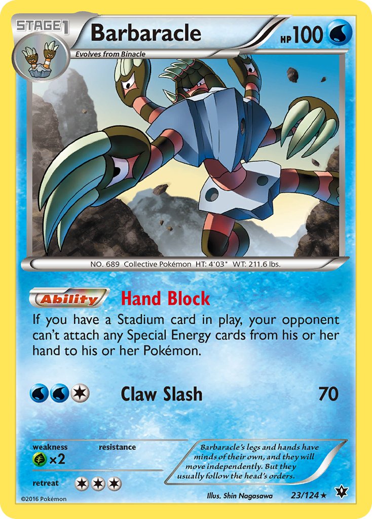 Barbaracle (23/124) [XY: Fates Collide] - Dark Crystal Cards