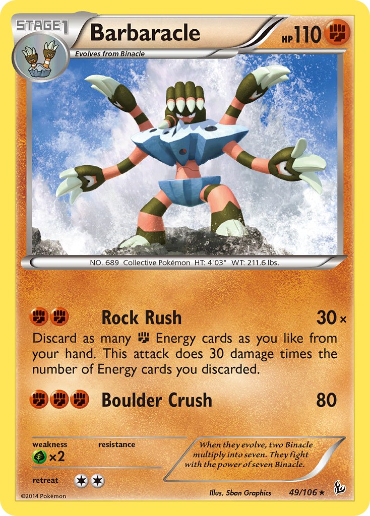 Barbaracle (49/106) [XY: Flashfire] - Dark Crystal Cards