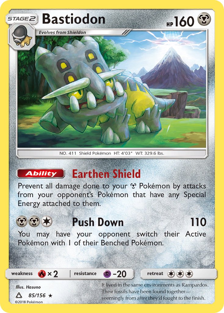 Bastiodon (85/156) [Sun & Moon: Ultra Prism] - Dark Crystal Cards