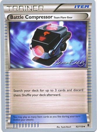 Battle Compressor (92/119) (Bebe - Jesper Eriksen) [World Championships 2016] - Dark Crystal Cards