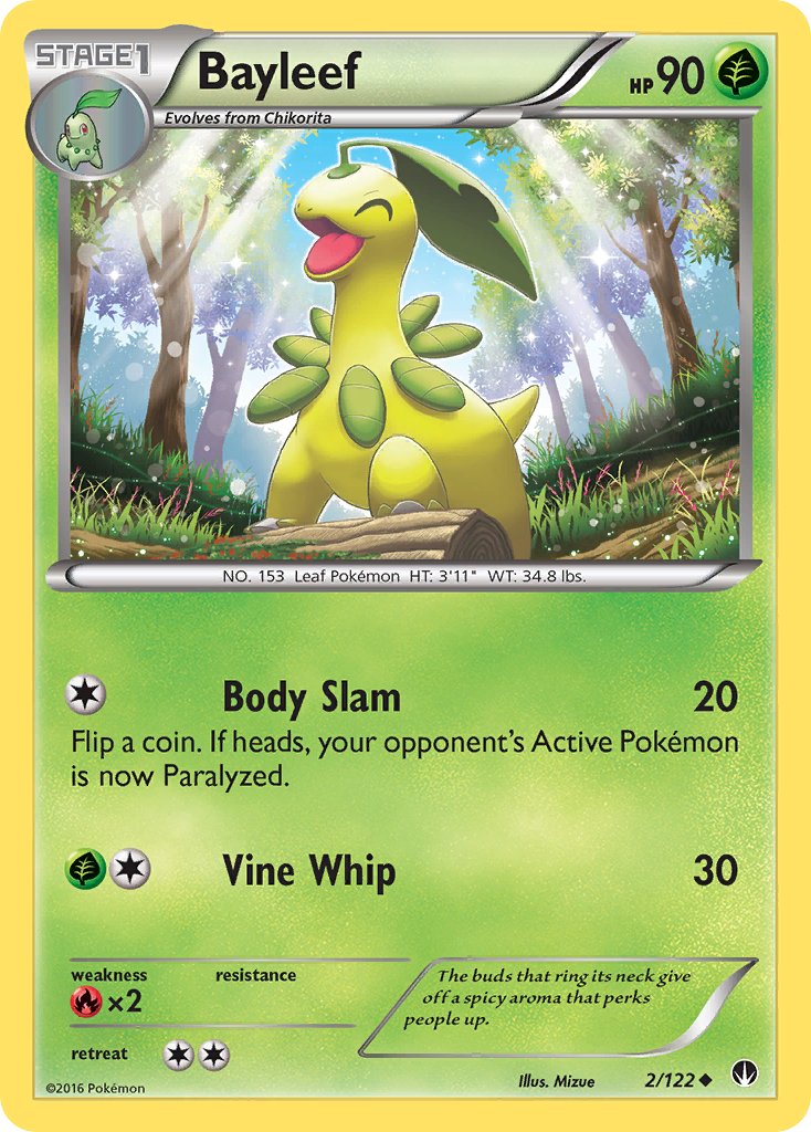 Bayleef (2/122) [XY: BREAKpoint] - Dark Crystal Cards