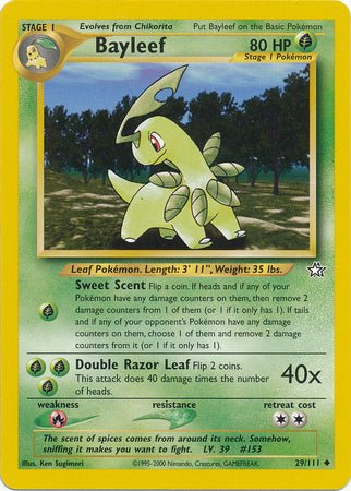 Bayleef (29/111) [Neo Genesis Unlimited] - Dark Crystal Cards