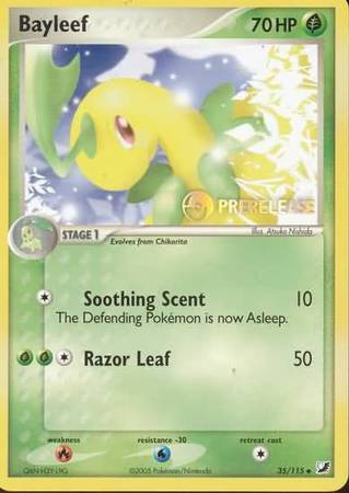 Bayleef (35/115) (Prerelease Promo) [Nintendo: Black Star Promos] - Dark Crystal Cards