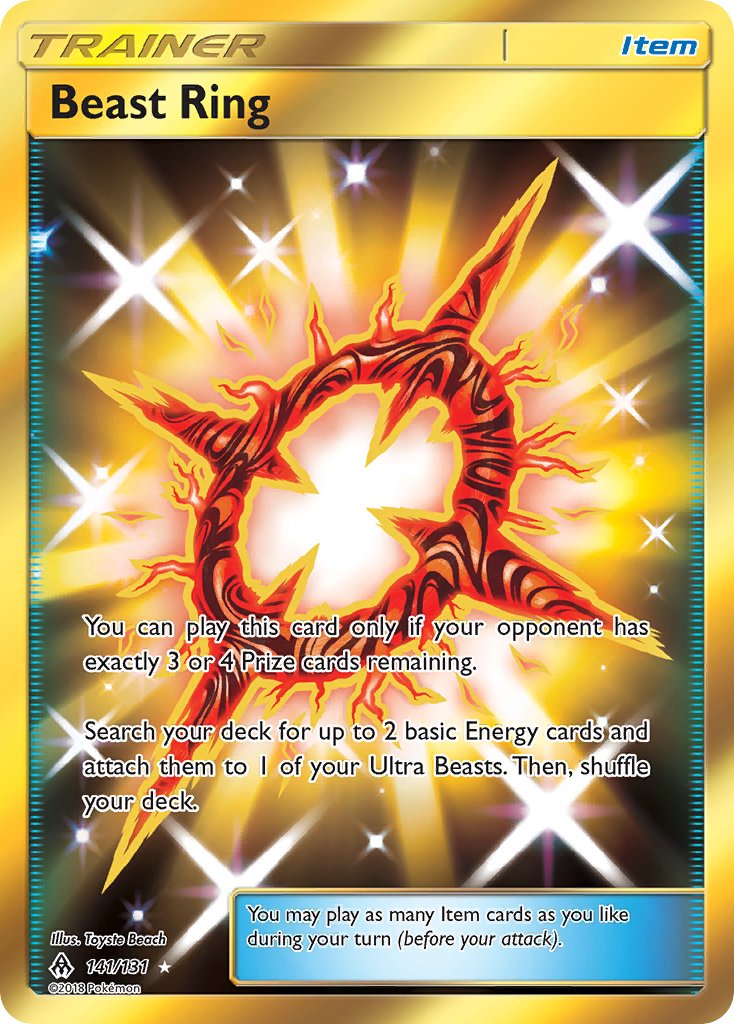 Beast Ring (141/131) [Sun & Moon: Forbidden Light] - Dark Crystal Cards