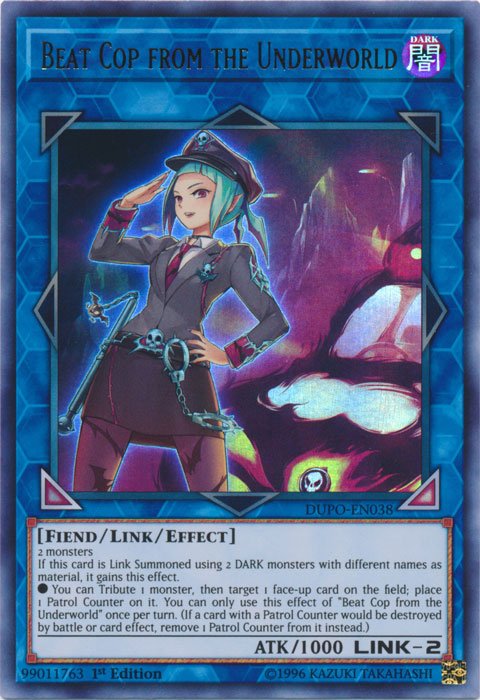 Beat Cop from the Underworld [DUPO - EN038] Ultra Rare - Dark Crystal Cards