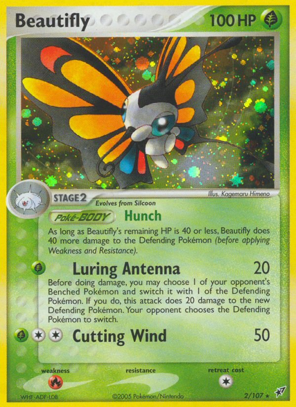 Beautifly (2/107) [EX: Deoxys] - Dark Crystal Cards