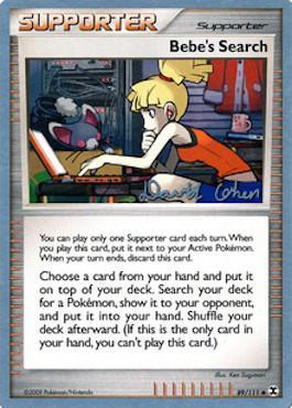 Bebe's Search (89/111) (Stallgon - David Cohen) [World Championships 2009] - Dark Crystal Cards