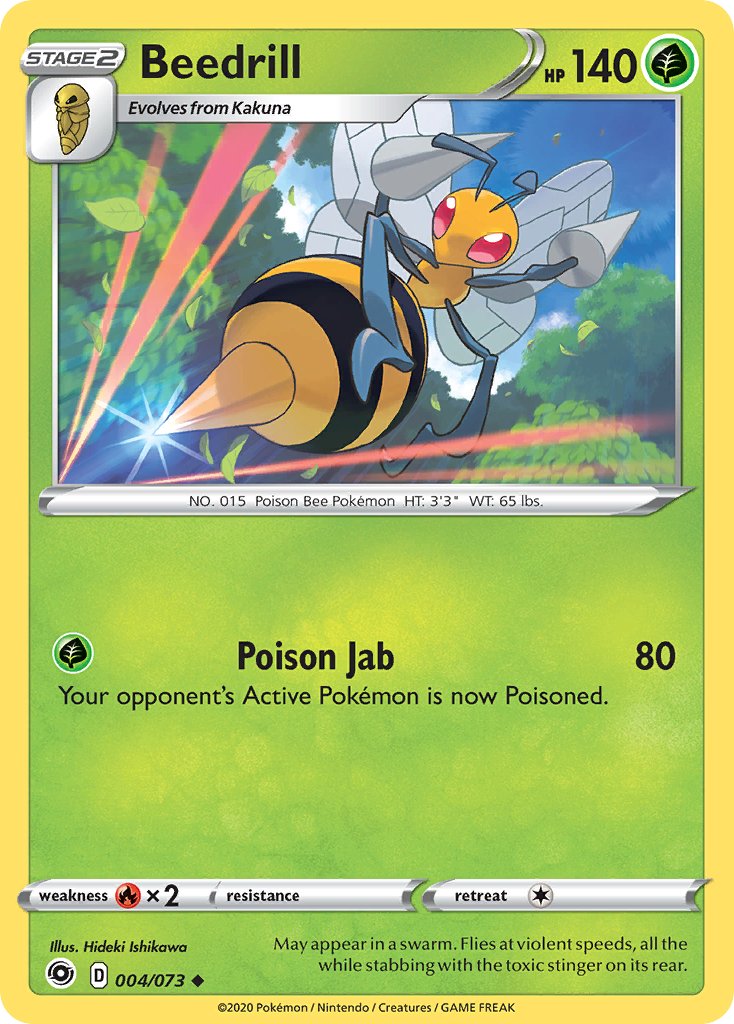 Beedrill (004/073) [Sword & Shield: Champion's Path] - Dark Crystal Cards