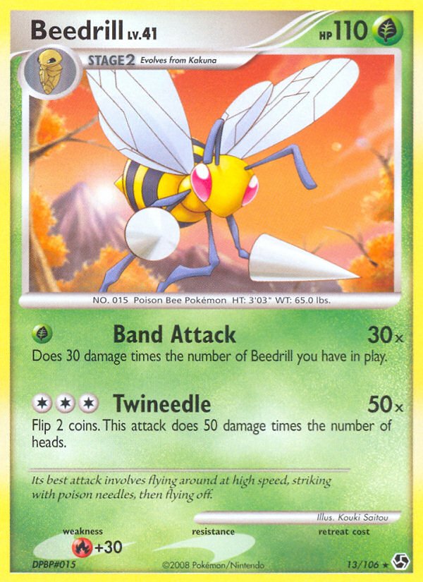 Beedrill (13/106) [Diamond & Pearl: Great Encounters] - Dark Crystal Cards