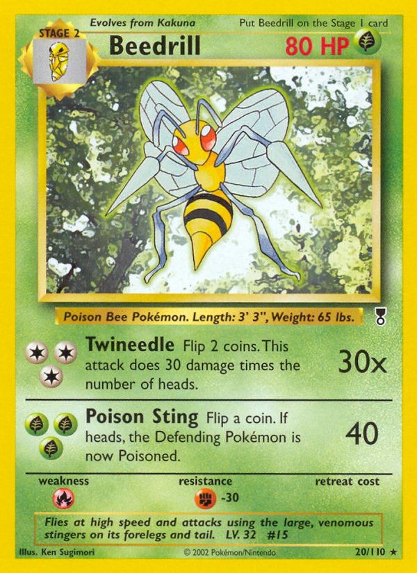 Beedrill (20/110) [Legendary Collection] - Dark Crystal Cards