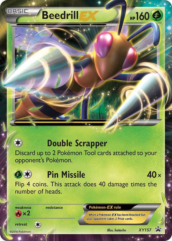 Beedrill EX (XY157) [XY: Black Star Promos] - Dark Crystal Cards