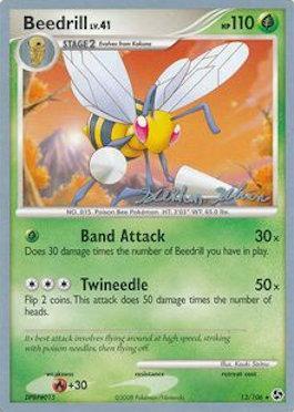 Beedrill LV.41 (13/106) (Luxdrill - Stephen Silvestro) [World Championships 2009] - Dark Crystal Cards