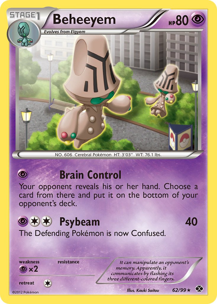 Beheeyem (62/99) [Black & White: Next Destinies] - Dark Crystal Cards