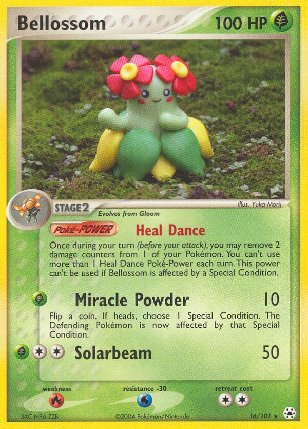 Bellossom (16/101) [EX: Hidden Legends] - Dark Crystal Cards