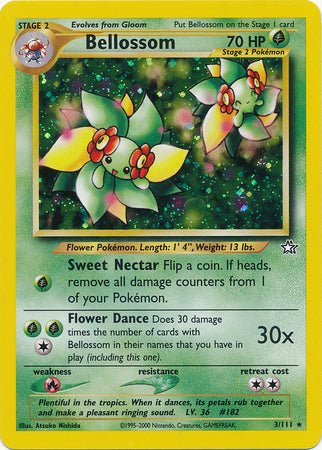 Bellossom (3/111) [Neo Genesis Unlimited] - Dark Crystal Cards