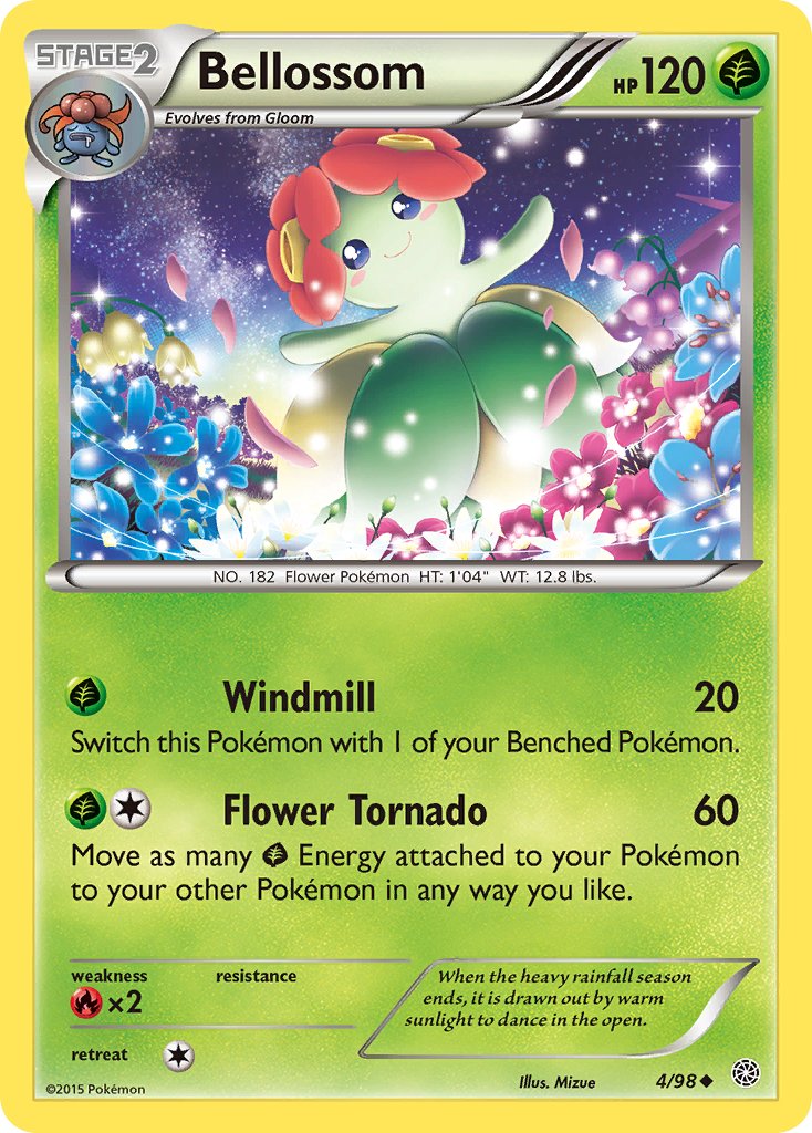 Bellossom (4/98) [XY: Ancient Origins] - Dark Crystal Cards