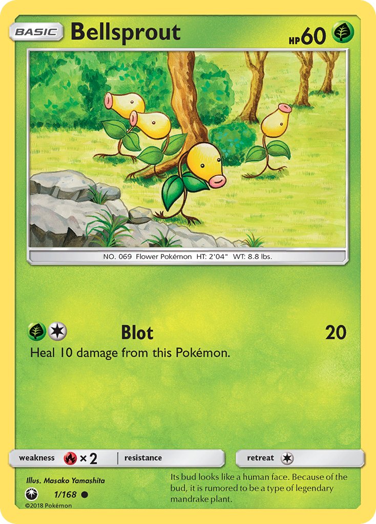 Bellsprout (1/168) [Sun & Moon: Celestial Storm] - Dark Crystal Cards