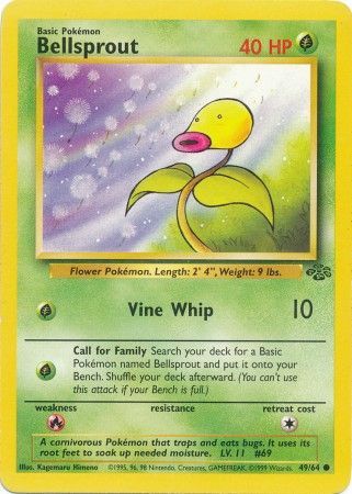 Bellsprout (49/64) [Jungle Unlimited] - Dark Crystal Cards