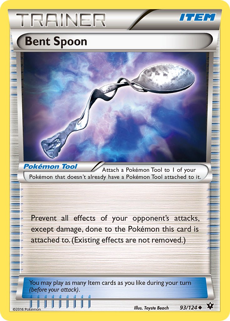 Bent Spoon (93/124) [XY: Fates Collide] - Dark Crystal Cards