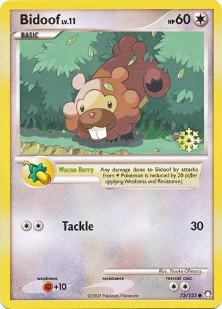 Bidoof (73/123) [Countdown Calendar Promos] - Dark Crystal Cards