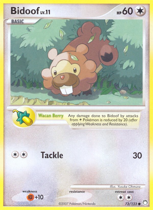 Bidoof (73/123) [Diamond & Pearl: Mysterious Treasures] - Dark Crystal Cards