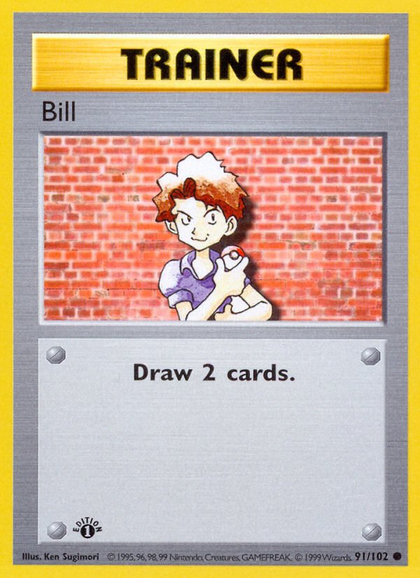 Bill (91/102) (Shadowless) [Base Set 1st Edition] - Dark Crystal Cards