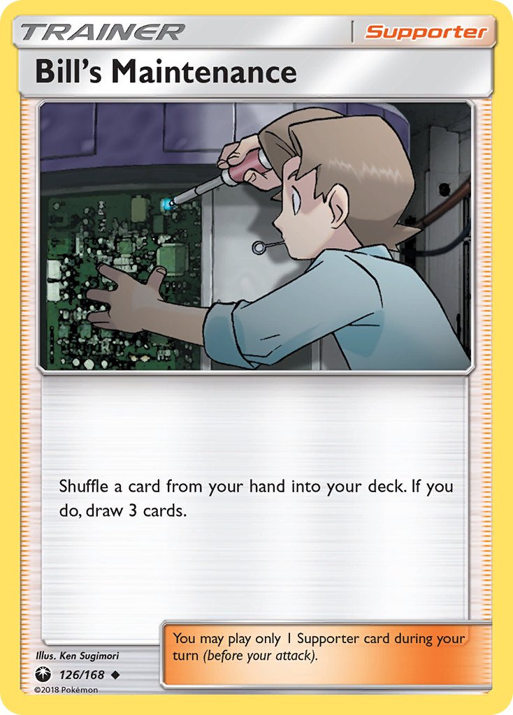 Bill's Maintenance (126/168) [Sun & Moon: Celestial Storm] - Dark Crystal Cards