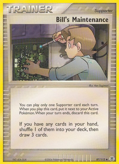 Bill's Maintenance (87/112) [EX: FireRed & LeafGreen] - Dark Crystal Cards