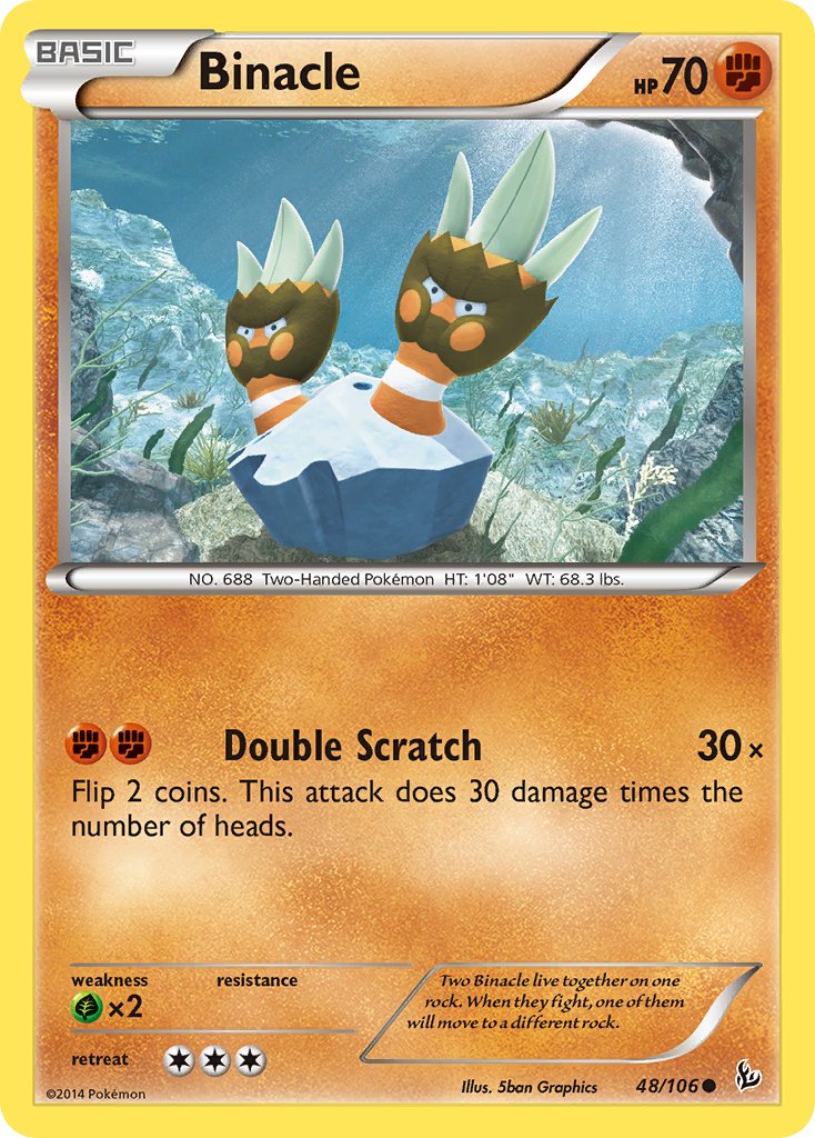 Binacle (48/106) [XY: Flashfire] - Dark Crystal Cards