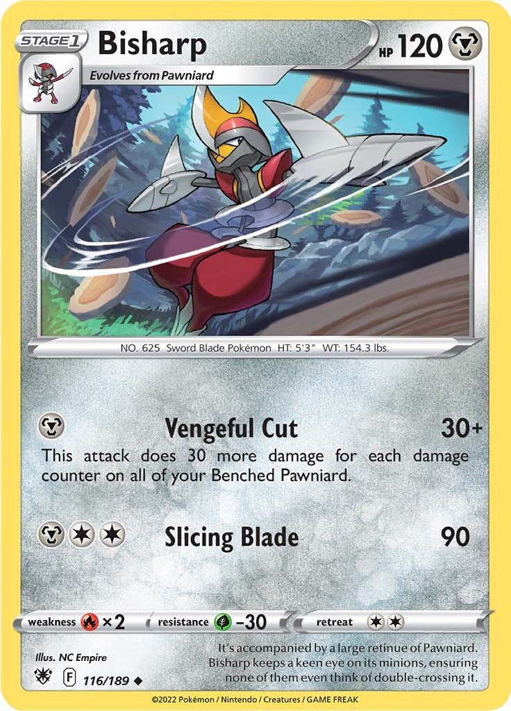 Bisharp (116/189) [Sword & Shield: Astral Radiance] - Dark Crystal Cards