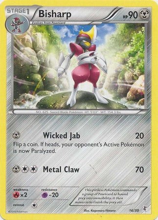 Bisharp (16/30) [XY: Trainer Kit 1 - Bisharp] - Dark Crystal Cards