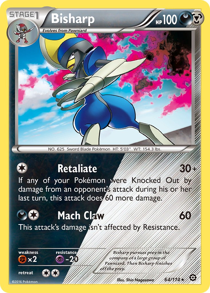 Bisharp (64/114) [XY: Steam Siege] - Dark Crystal Cards