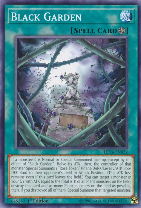 Black Garden [LED4 - EN032] Common - Dark Crystal Cards