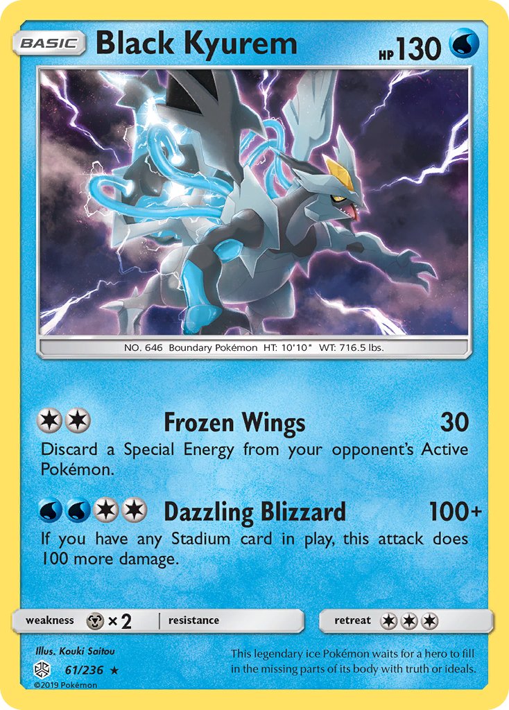 Black Kyurem (61/236) [Sun & Moon: Cosmic Eclipse] - Dark Crystal Cards