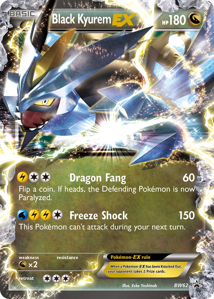 Black Kyurem EX (BW62) [Black & White: Black Star Promos] - Dark Crystal Cards