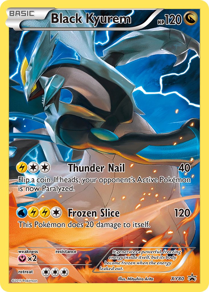 Black Kyurem (XY80) (Full Art Promo) [XY: Black Star Promos] - Dark Crystal Cards