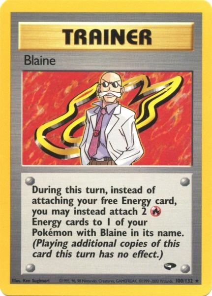 Blaine (100/132) [Gym Challenge Unlimited] - Dark Crystal Cards