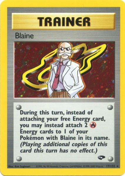 Blaine (17/132) [Gym Challenge Unlimited] - Dark Crystal Cards