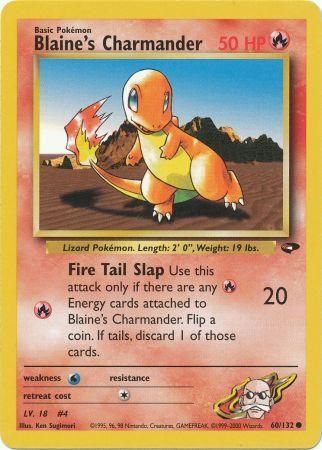 Blaine's Charmander (60/132) [Gym Challenge Unlimited] - Dark Crystal Cards