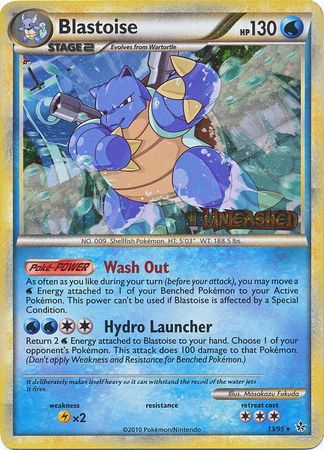 Blastoise (13/95) (Prerelease Promo) [HeartGold & SoulSilver: Black Star Promos] - Dark Crystal Cards