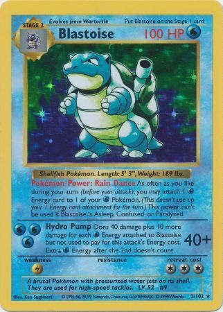 Blastoise (2/102) [Base Set Shadowless Unlimited] - Dark Crystal Cards