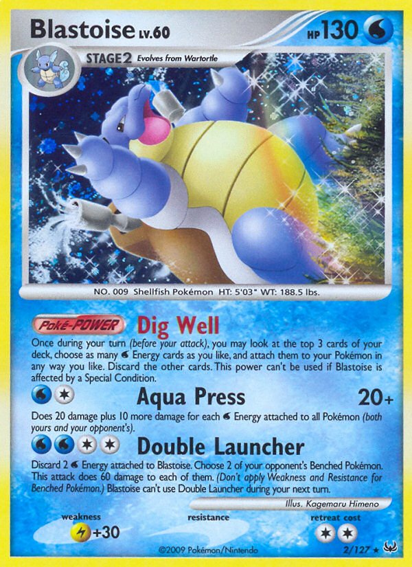 Blastoise (2/127) [Platinum: Base Set] - Dark Crystal Cards