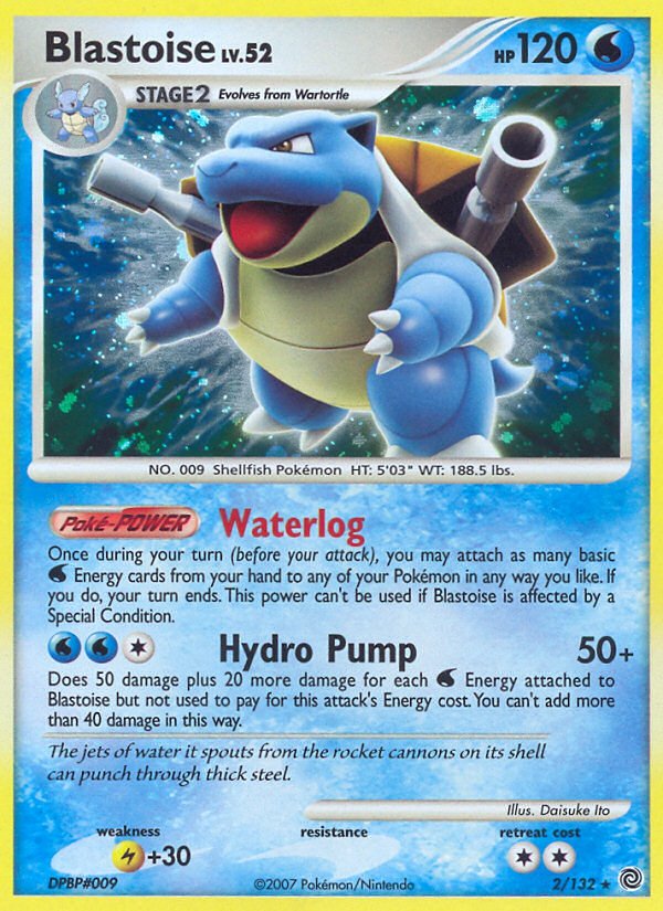 Blastoise (2/132) [Diamond & Pearl: Secret Wonders] - Dark Crystal Cards