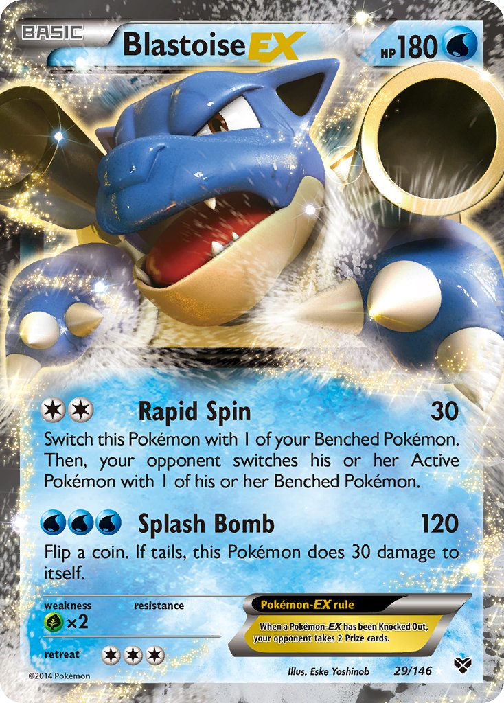 Blastoise EX (29/146) [XY: Base Set] - Dark Crystal Cards