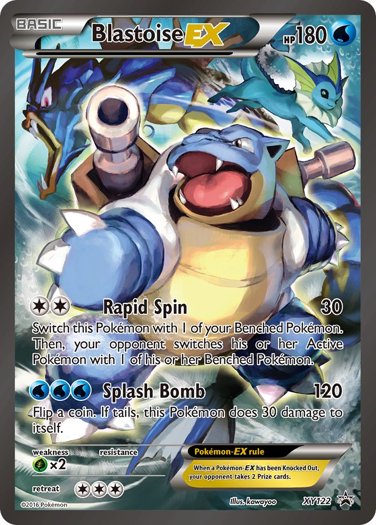 Blastoise EX (XY122) [XY: Black Star Promos] - Dark Crystal Cards