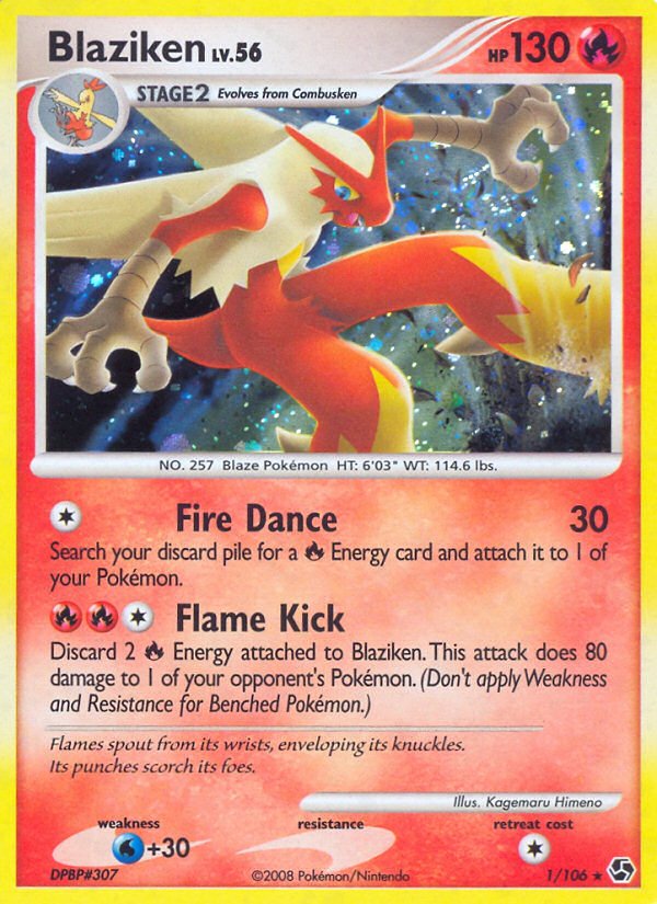 Blaziken (1/106) [Diamond & Pearl: Great Encounters] - Dark Crystal Cards