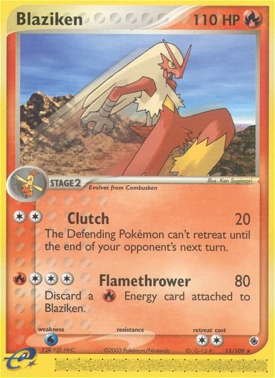 Blaziken (15/109) [EX: Ruby & Sapphire] - Dark Crystal Cards