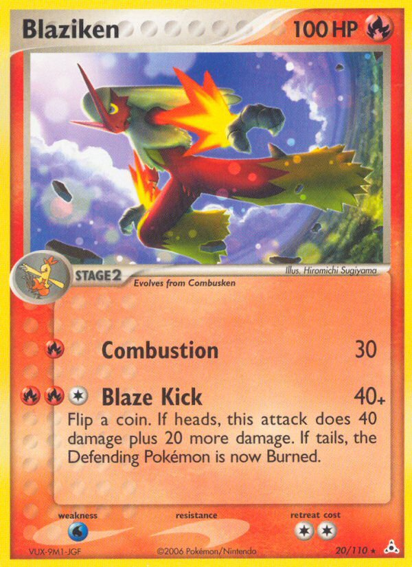 Blaziken (20/110) [EX: Holon Phantoms] - Dark Crystal Cards