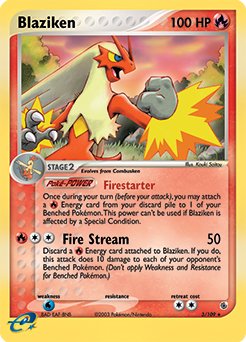 Blaziken (3/109) [EX: Battle Stadium] - Dark Crystal Cards